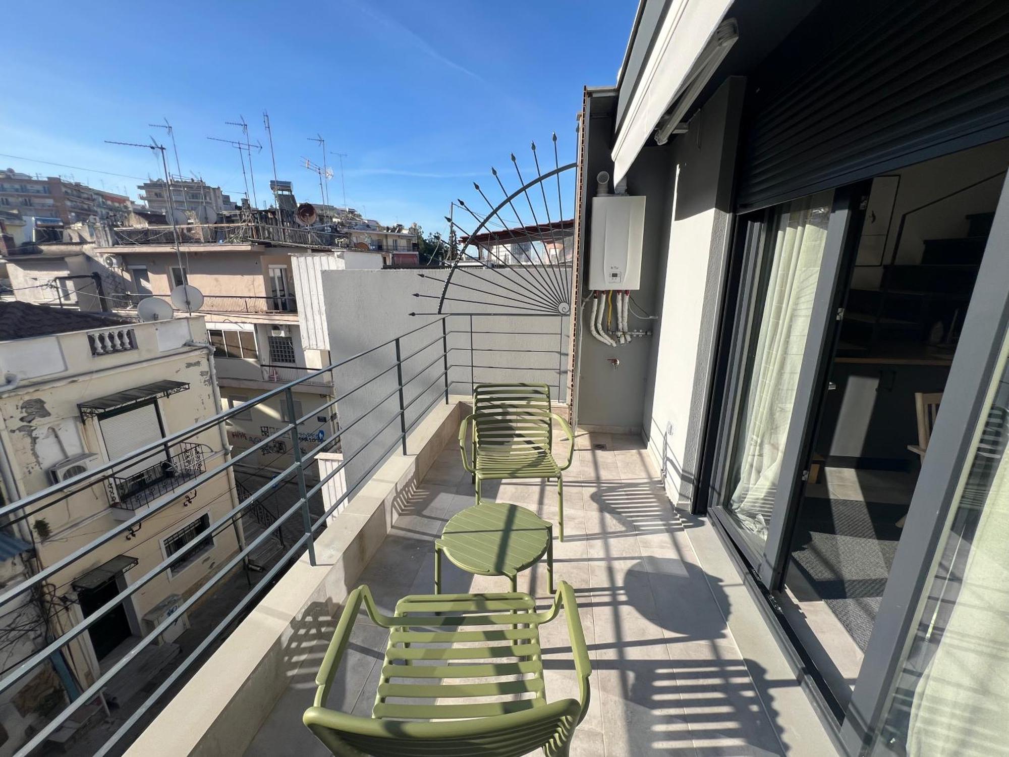 테살로니키 Skyline Oasis Thesbnb 아파트 외부 사진